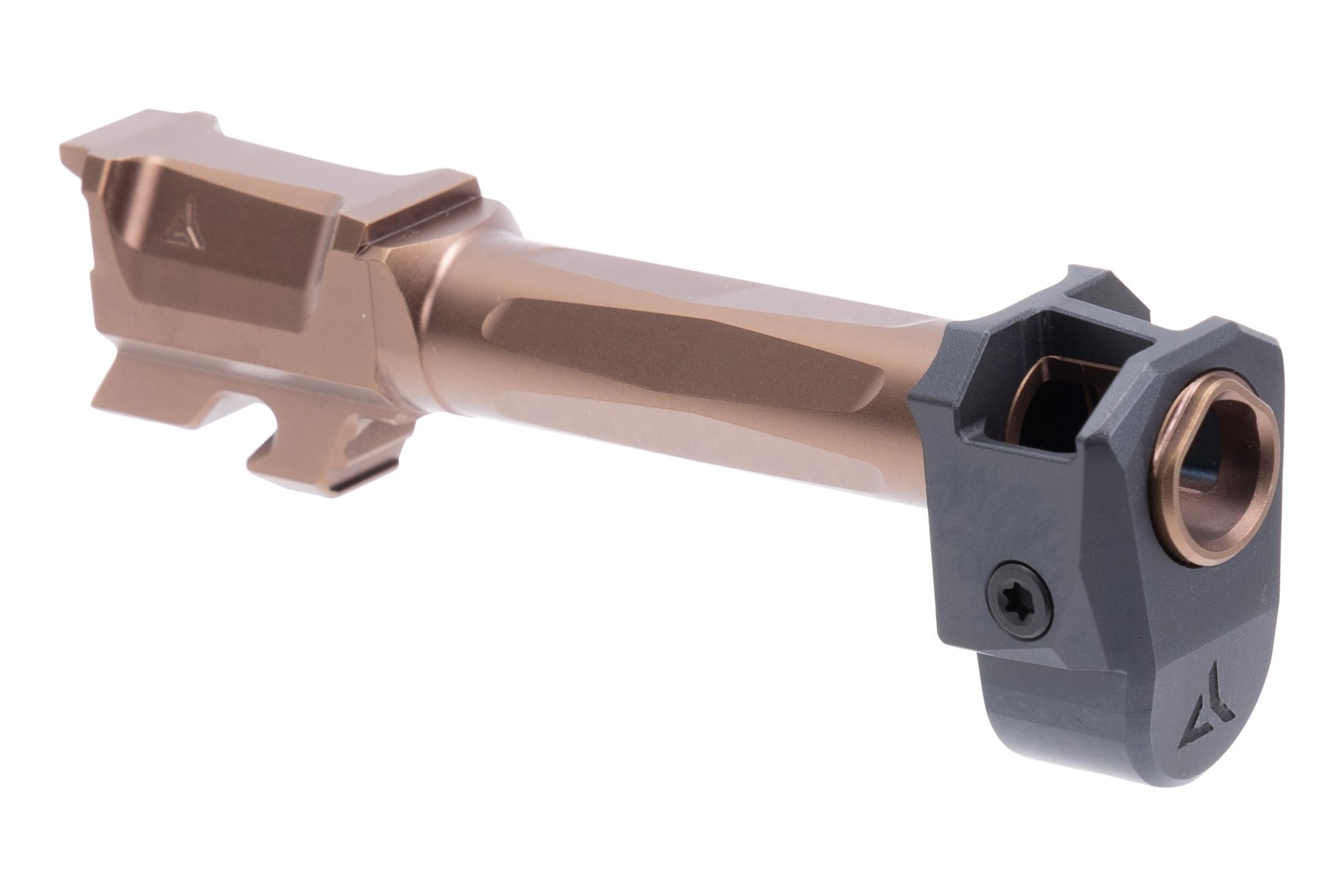 Radian Weapons AFTERBURNER + RAMJET Fluted Barrel and Compensator for GLOCK G43X - Bronze